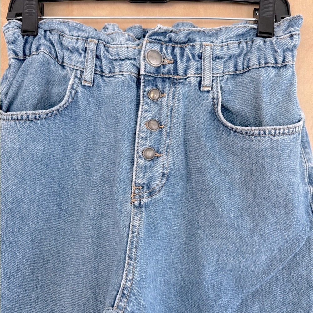 Zara High Waist Paperbag Jeans - Picture 9 of 14